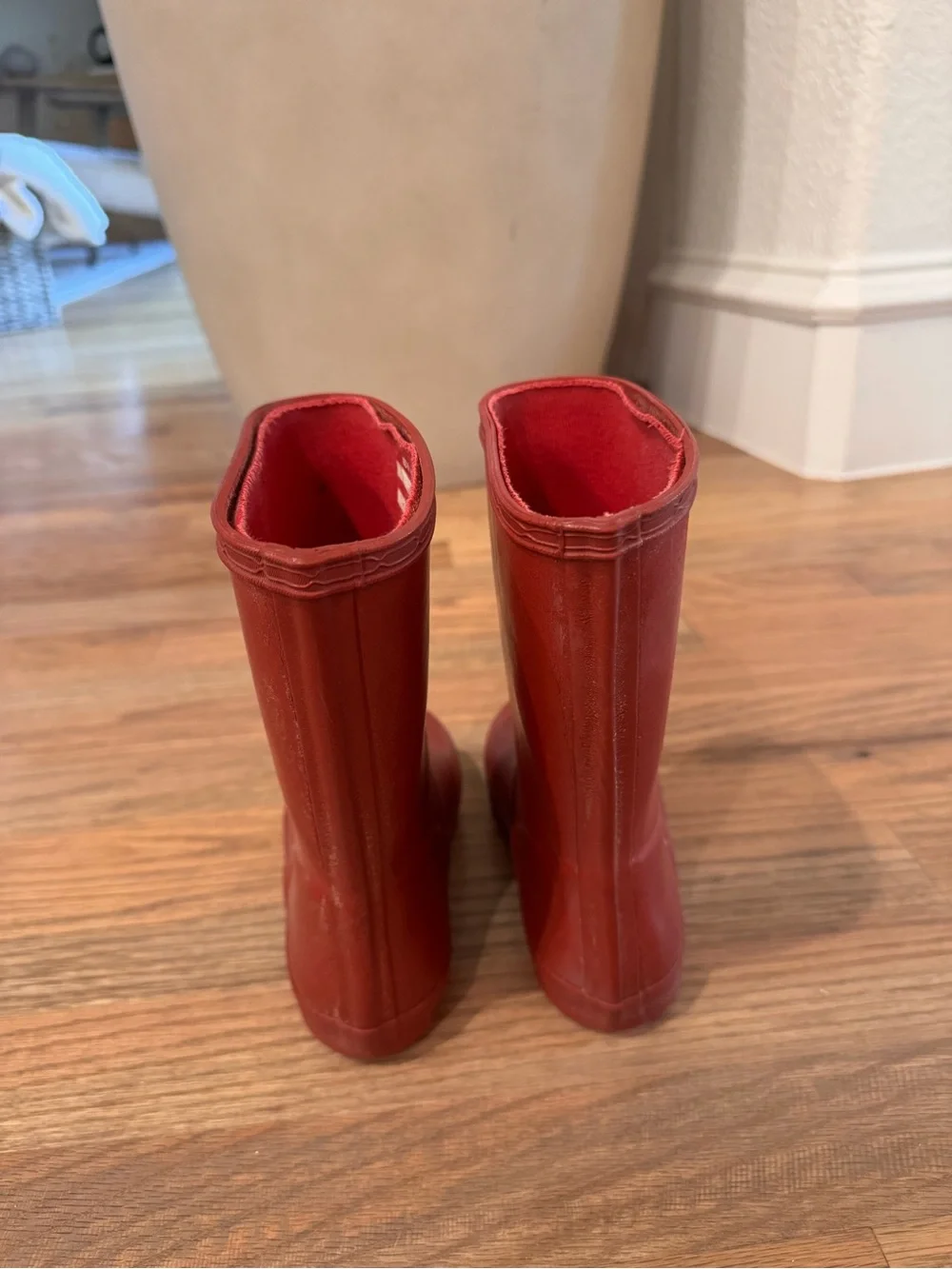 Hunter Kids Red Boots, size kids 10